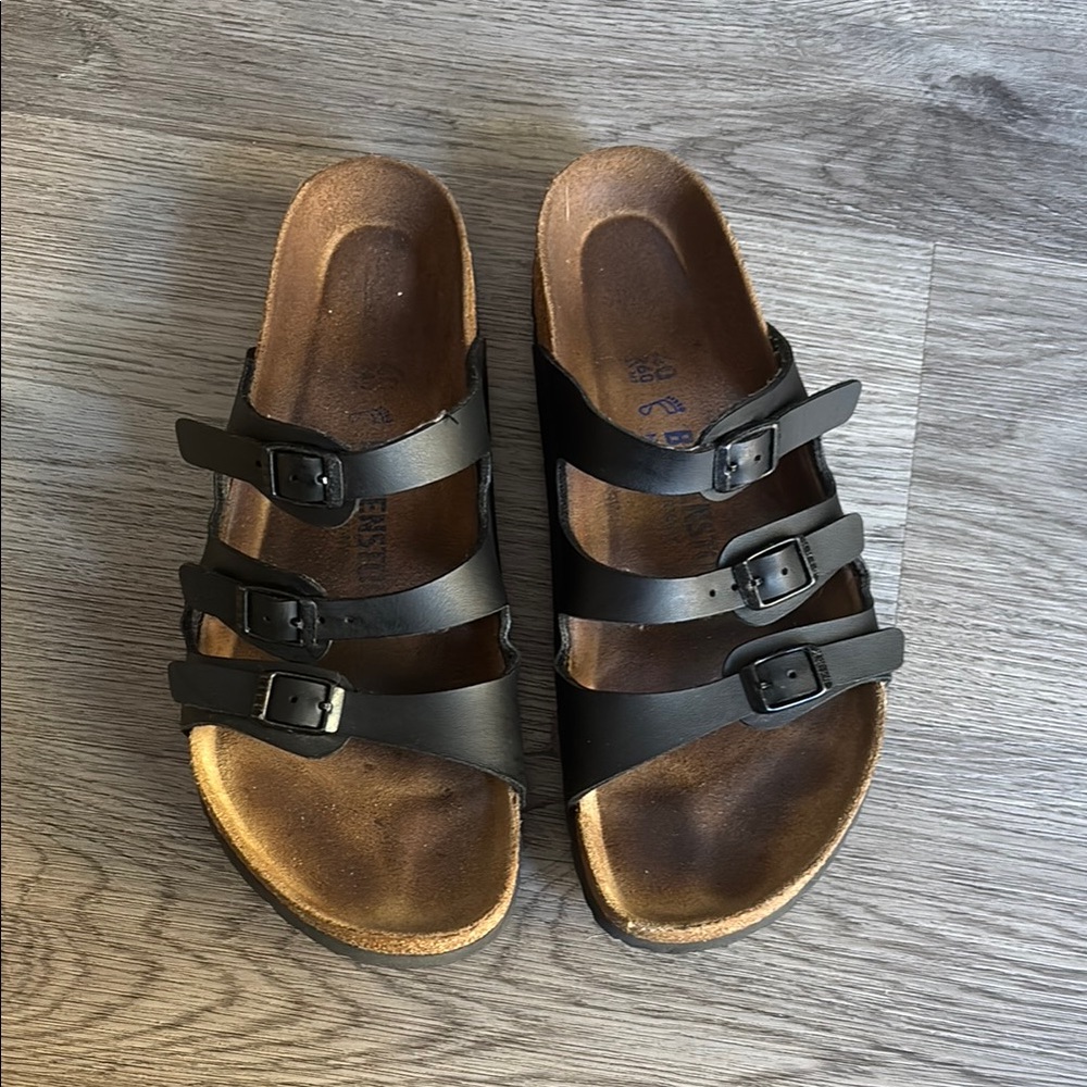 Birkenstock Black Florida Sandals